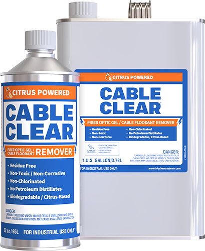 Cable Clear Liquid quart and gallon